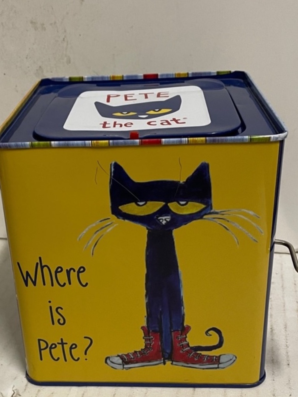 Pete the Cat Musical Jack in the Box Toy
